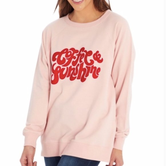 Wildfox Tops - Wildfox l 'Coffee & Sunshine' Sweatshirt Size Medium